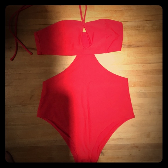 aerie Other - Aerie Stunning Classic Red One Piece Swimsuit M